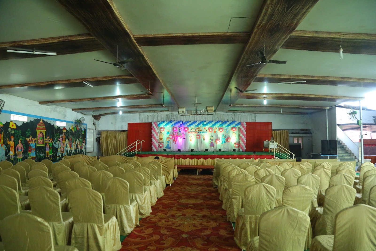 Himagiri Gardens Function Hall — Banquet Hall in LB Nagar, Hyderabad (on-site parking, in-house decoration, bar service available, 750–1150 guest capacity)