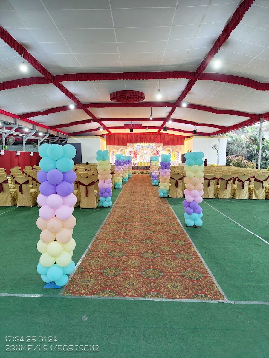 Sree Sarikonda Narsimha Reddy Gardens — Banquet Hall in Hyderabad (on-site parking, in-house decoration, DJ permitted, bar service available)
