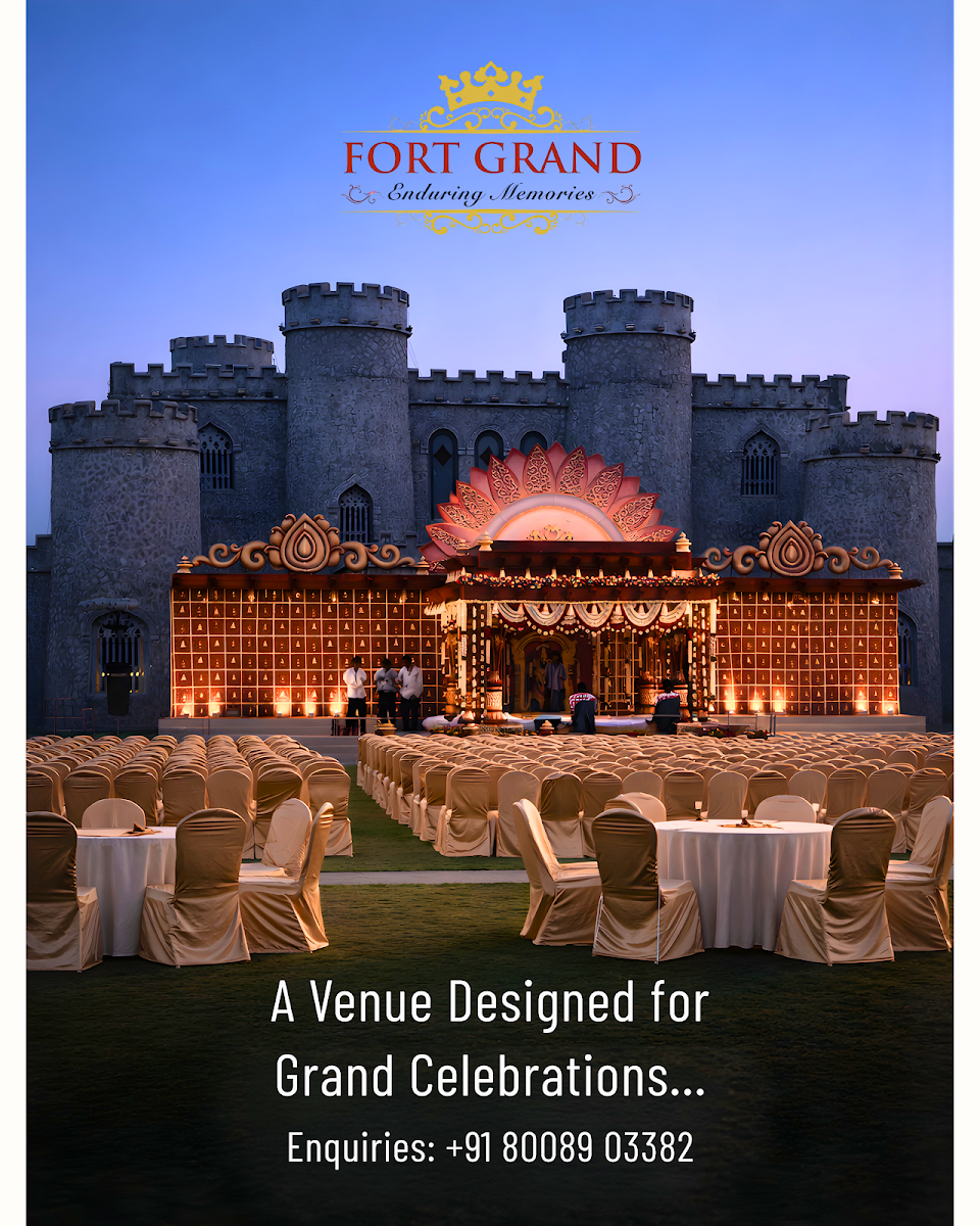 Fort Grand — Banquet Hall in Shamshabad, Hyderabad (on-site parking, in-house decoration, DJ permitted, bar service available) — photo 2