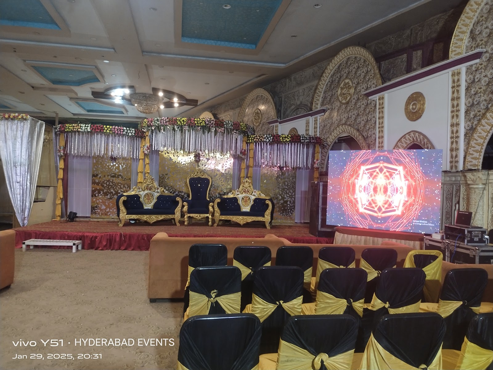 Sidra Palace — Banquet Hall in Chandrayangutta, Hyderabad (on-site parking, in-house decoration, bar service available, 500–750 guest capacity) — photo 2