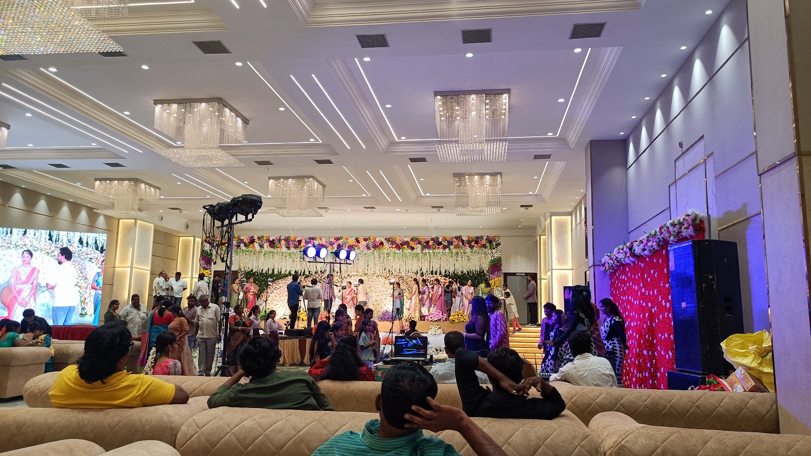 M.k.r Function Hall — Banquet Hall in Hyderabad (on-site parking, in-house decoration, bar service available, 300–450 guest capacity)