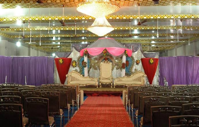 K S Palace — Banquet Hall in Hyderabad (on-site parking, in-house decoration, bar service available, 200–300 guest capacity)