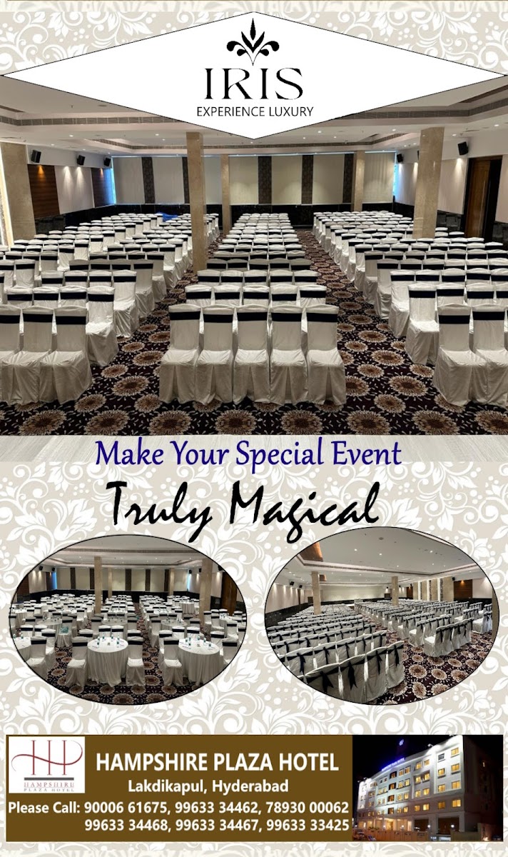 Hotel Hampshire Plaza — Banquet Hall in Lakdikapul, Hyderabad (on-site parking, in-house decoration, outside catering allowed, DJ permitted) — photo 4