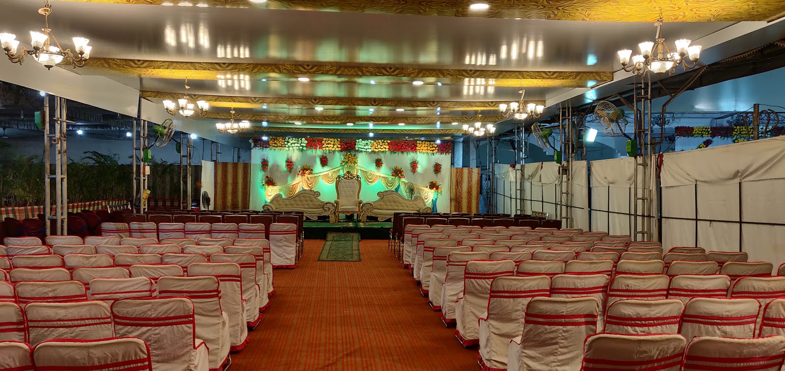 Nabeel Function Hall — Banquet Hall in Falaknuma, Hyderabad (on-site parking, in-house decoration, bar service available, 450–700 guest capacity)