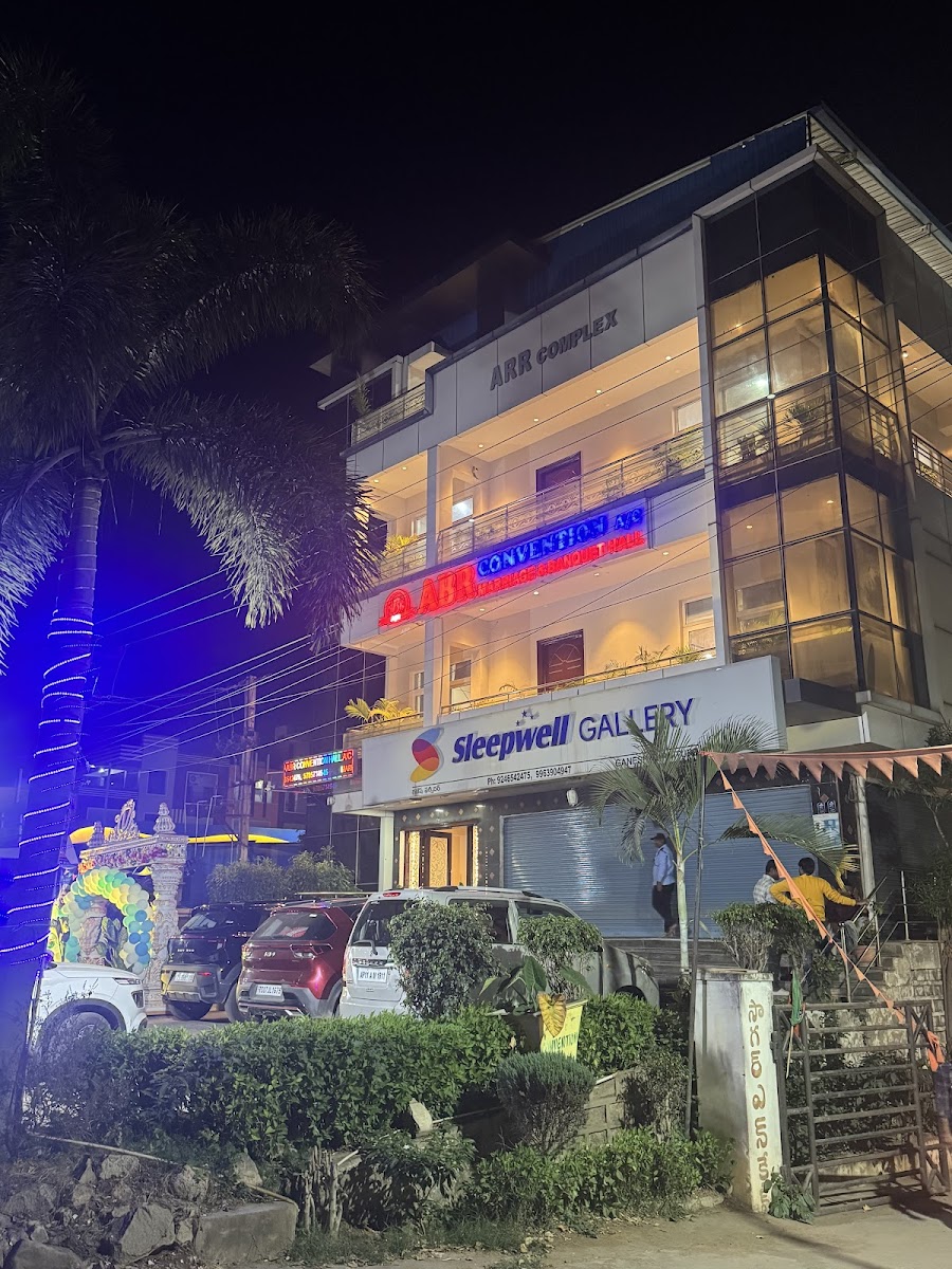 ABR Convention — Banquet Hall in Hyderabad (on-site parking, in-house decoration, DJ permitted, bar service available)