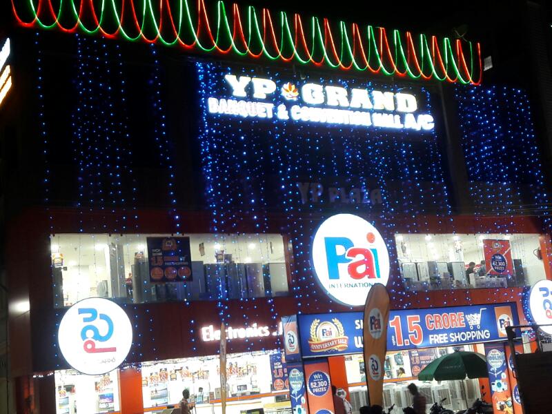YP Grand Banquet — Banquet Hall in Hyderabad (on-site parking, in-house decoration, bar service available, 300–500 guest capacity)