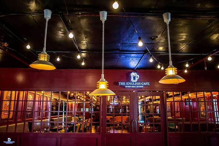 The English Cafe — Banquet Hall in Hyderabad (on-site parking, in-house decoration, bar service available, 100–150 guest capacity)
