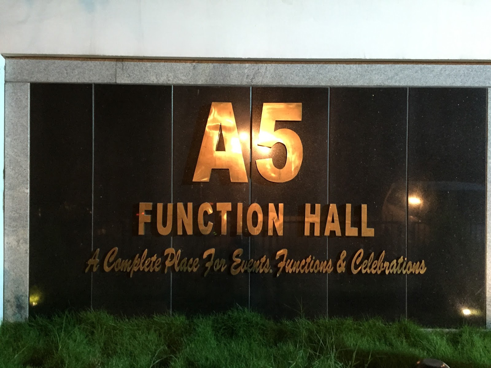 A5 Function Hall — Banquet Hall in Hyderabad (on-site parking, in-house decoration, bar service available, 400–700 guest capacity)