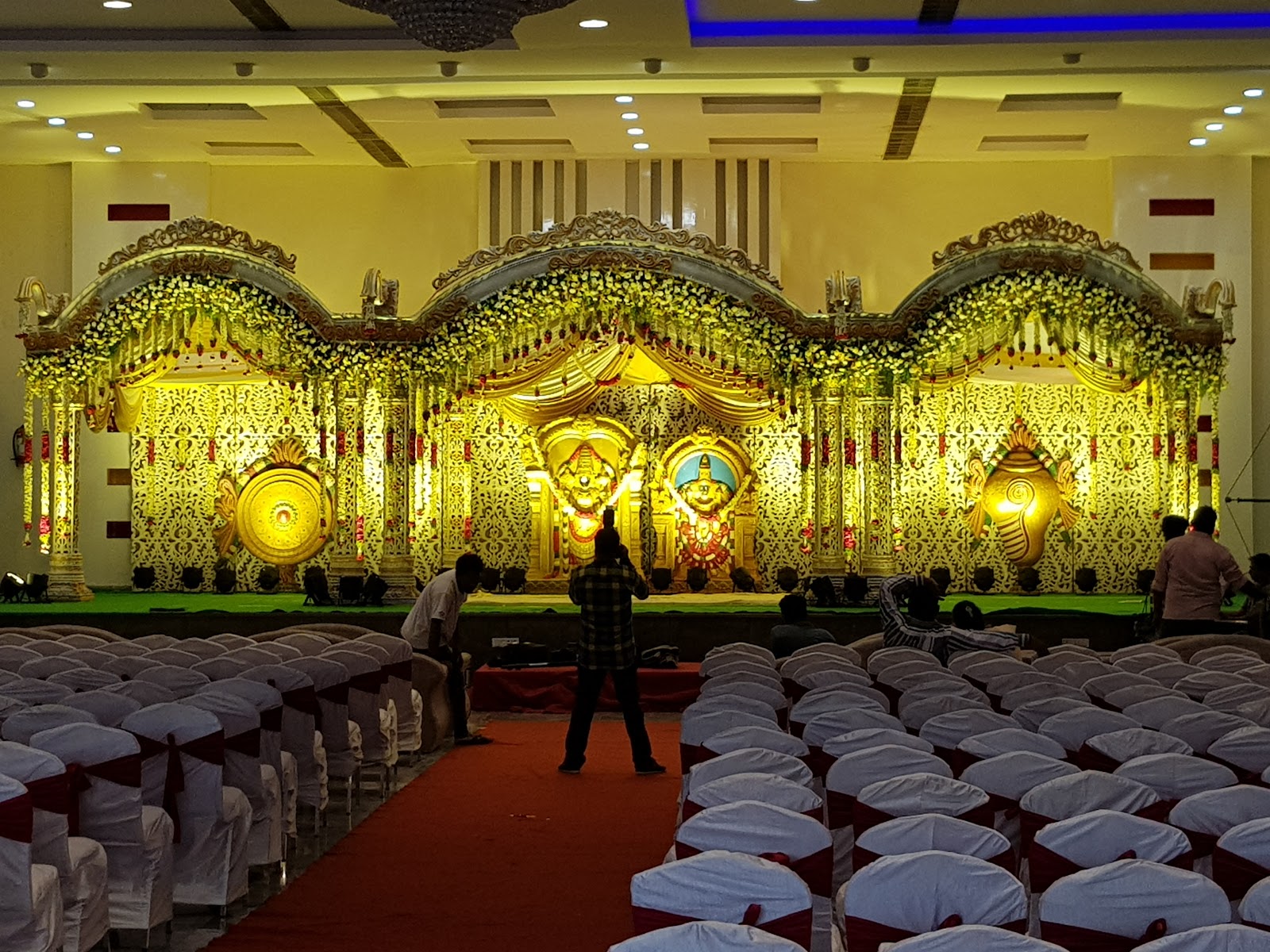 NR convention — Banquet Hall in Hyderabad (on-site parking, in-house decoration, bar service available, 300–450 guest capacity)
