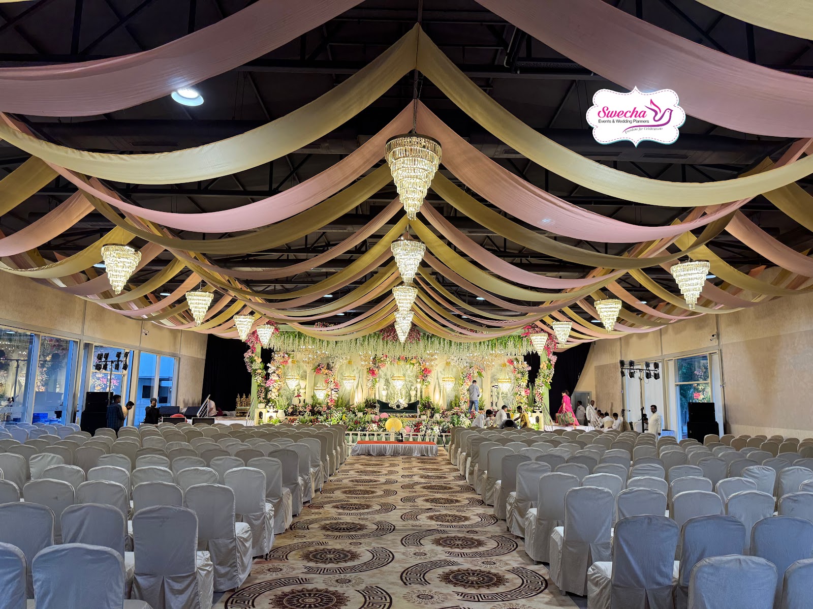 LV Convention — Banquet Hall in Hyderabad (on-site parking, in-house decoration, bar service available, 1100–1650 guest capacity)