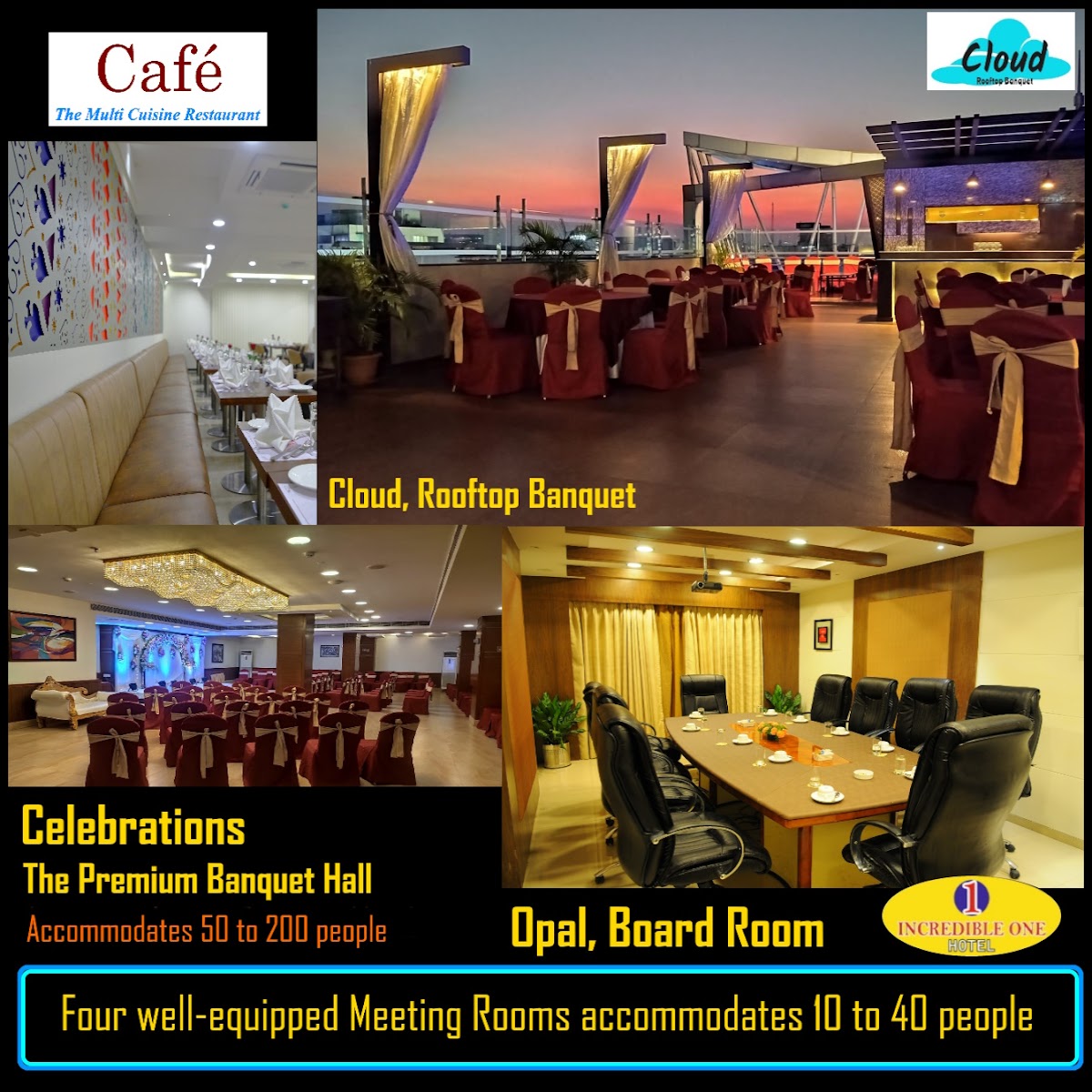 Hotel Incredible One — Banquet Hall in Secunderabad, Hyderabad (on-site parking, in-house decoration, outside catering allowed, bar service available) — photo 3