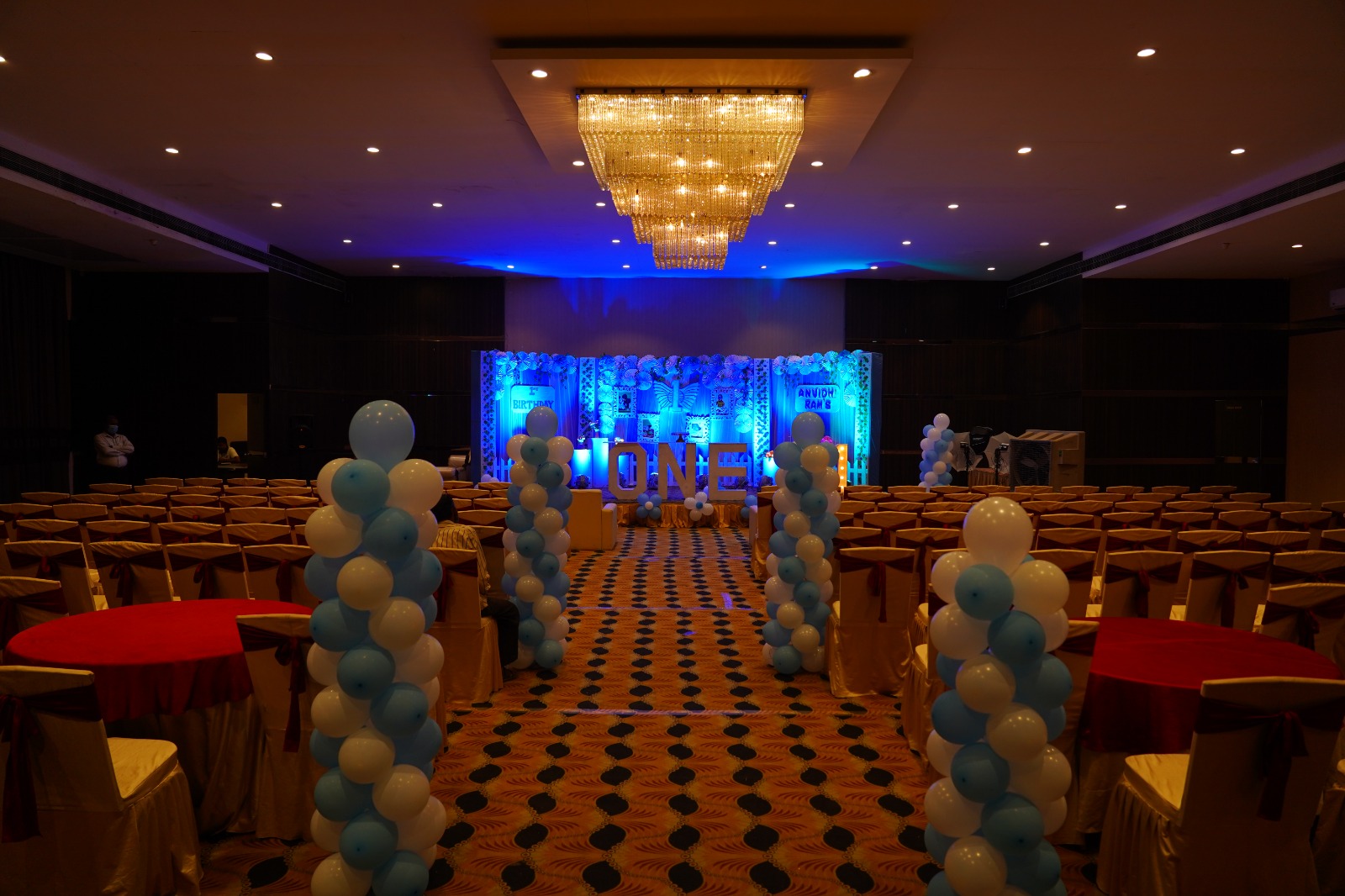 The Banquet by Arora — Banquet Hall in Hyderabad (on-site parking, in-house decoration, bar service available, 200–350 guest capacity)