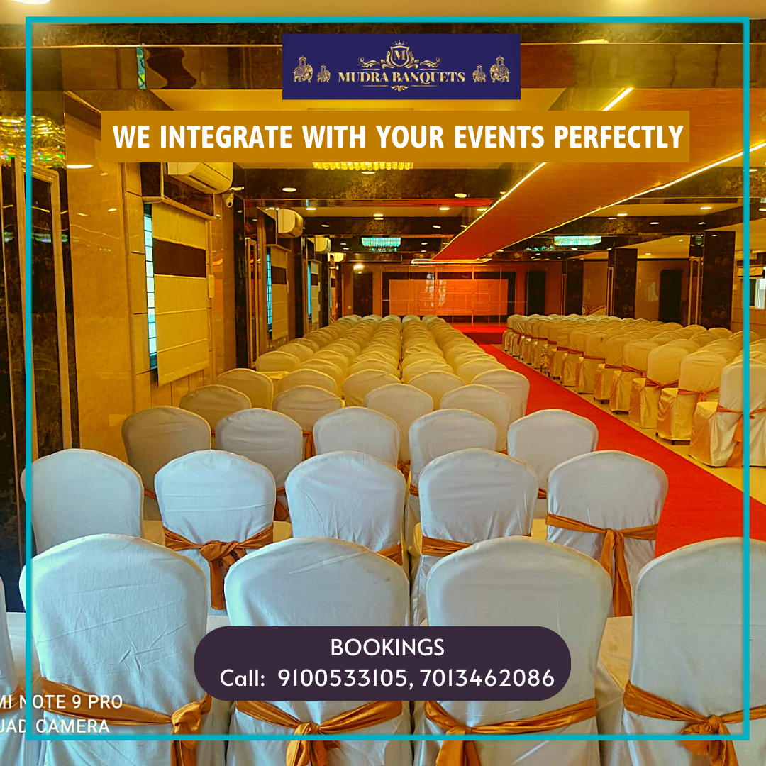 Mudra Banquets — Banquet Hall in Kukatpally, Hyderabad (on-site parking, in-house decoration, outside catering allowed, bar service available) — photo 2