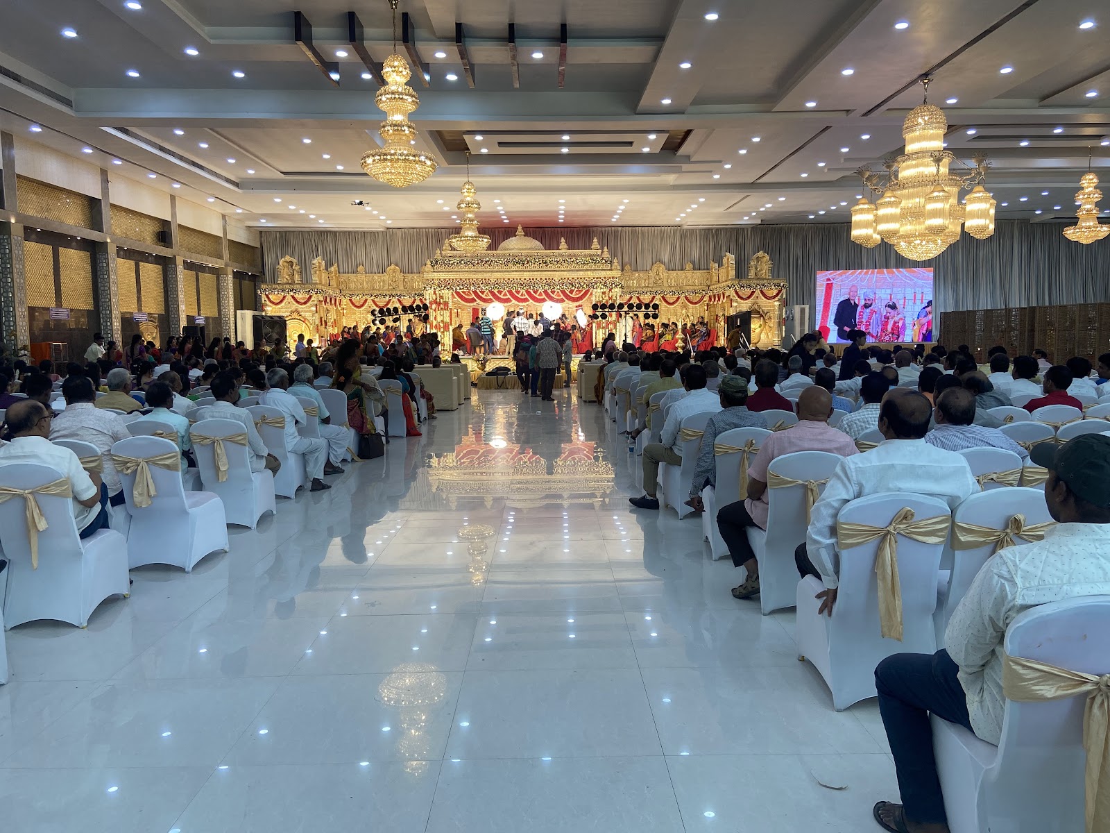 Sama Saraswathi Gardens — Banquet Hall in Hyderabad (on-site parking, in-house decoration, DJ permitted, bar service available)
