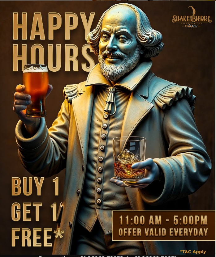 ShakesBierre — Banquet Hall in Bangalore (on-site parking, in-house decoration, DJ permitted, bar service available)