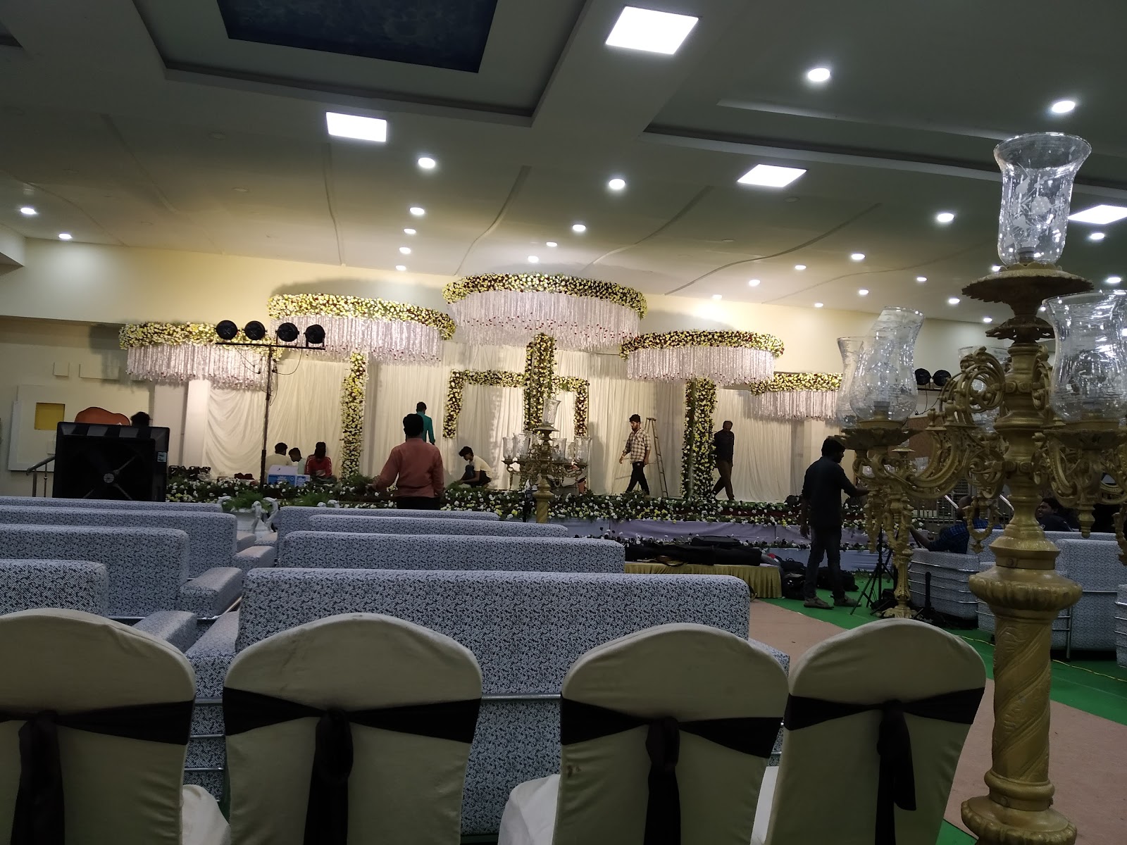 S Convention Hall — Banquet Hall in Hyderabad (on-site parking, in-house decoration, DJ permitted, bar service available)