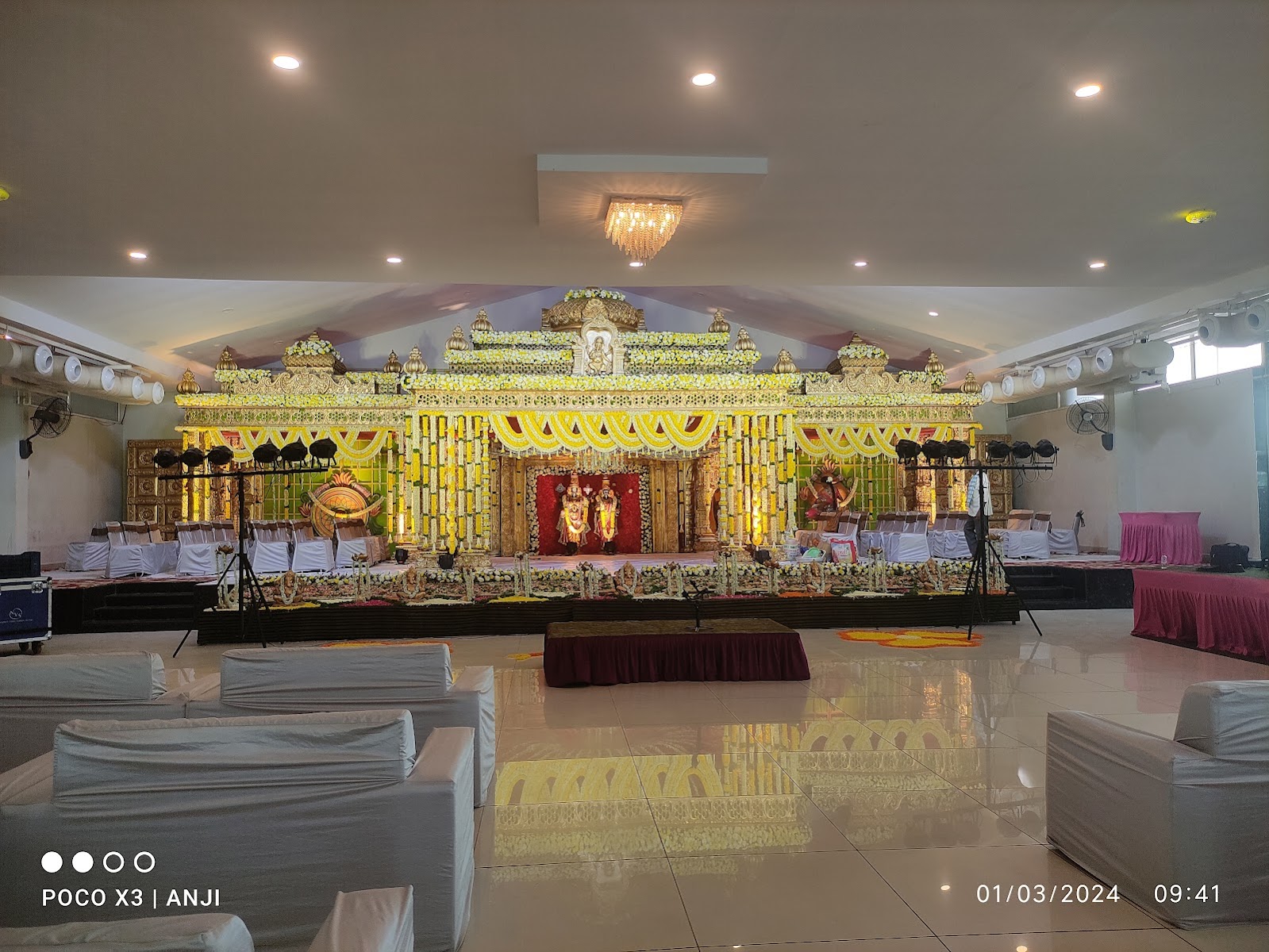 Chandra Reddy Gardens — Banquet Hall in Kompally, Hyderabad (on-site parking, in-house decoration, DJ permitted, bar service available)