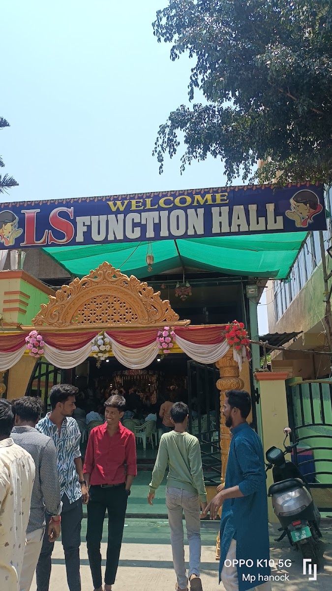 LS Function Hall — Banquet Hall in Hyderabad (on-site parking, in-house decoration, DJ permitted, bar service available)