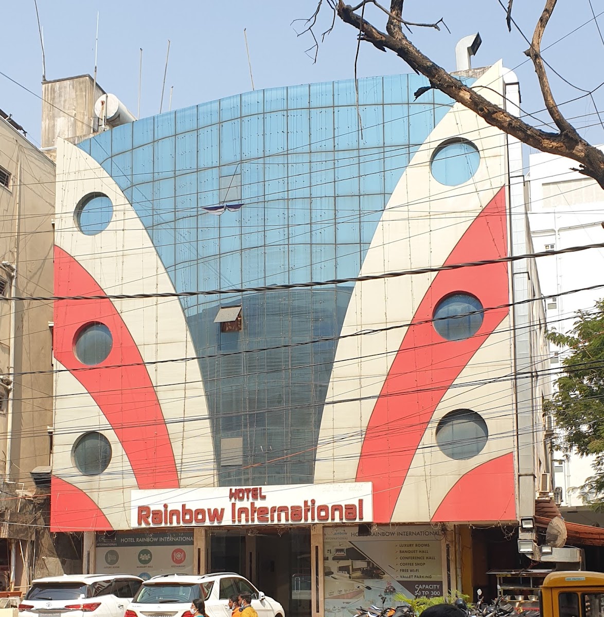 Hotel Rainbow International · Lakdi Ka Pul — Banquet Hall in Hyderabad (on-site parking, in-house decoration, outside catering allowed, bar service available)
