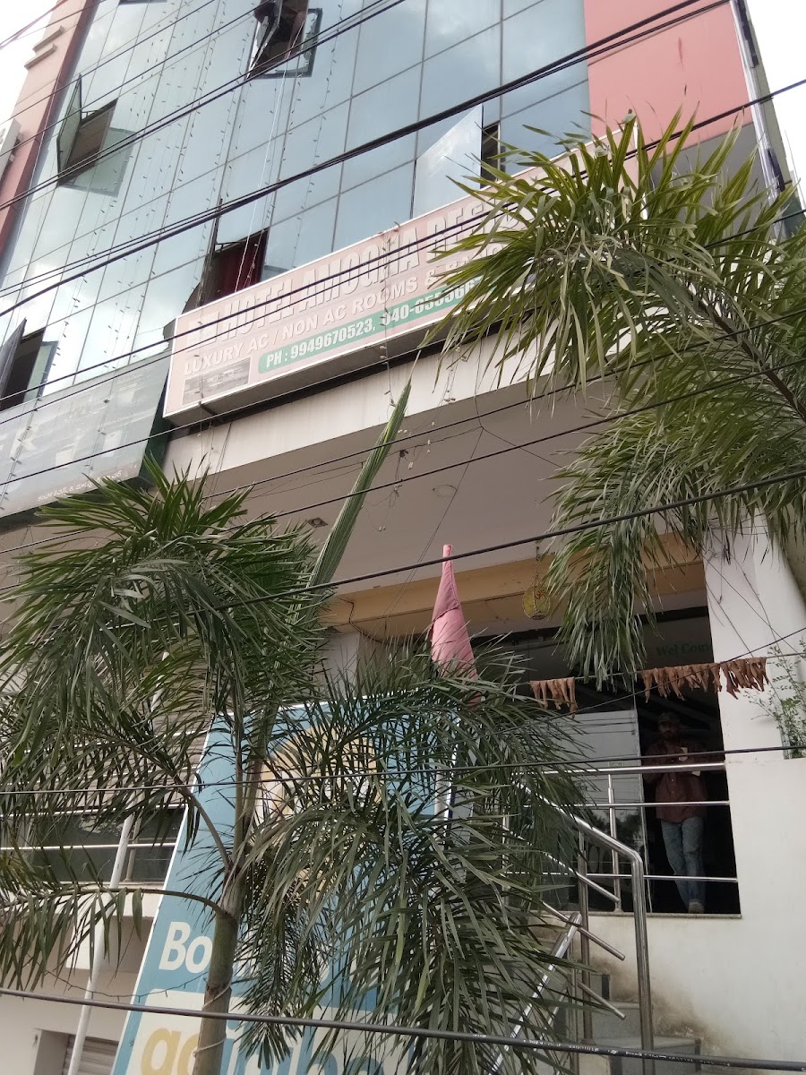 Hotel Amogha Residency — Banquet Hall in Hyderabad (on-site parking, in-house decoration, bar service available, 300–350 guest capacity)