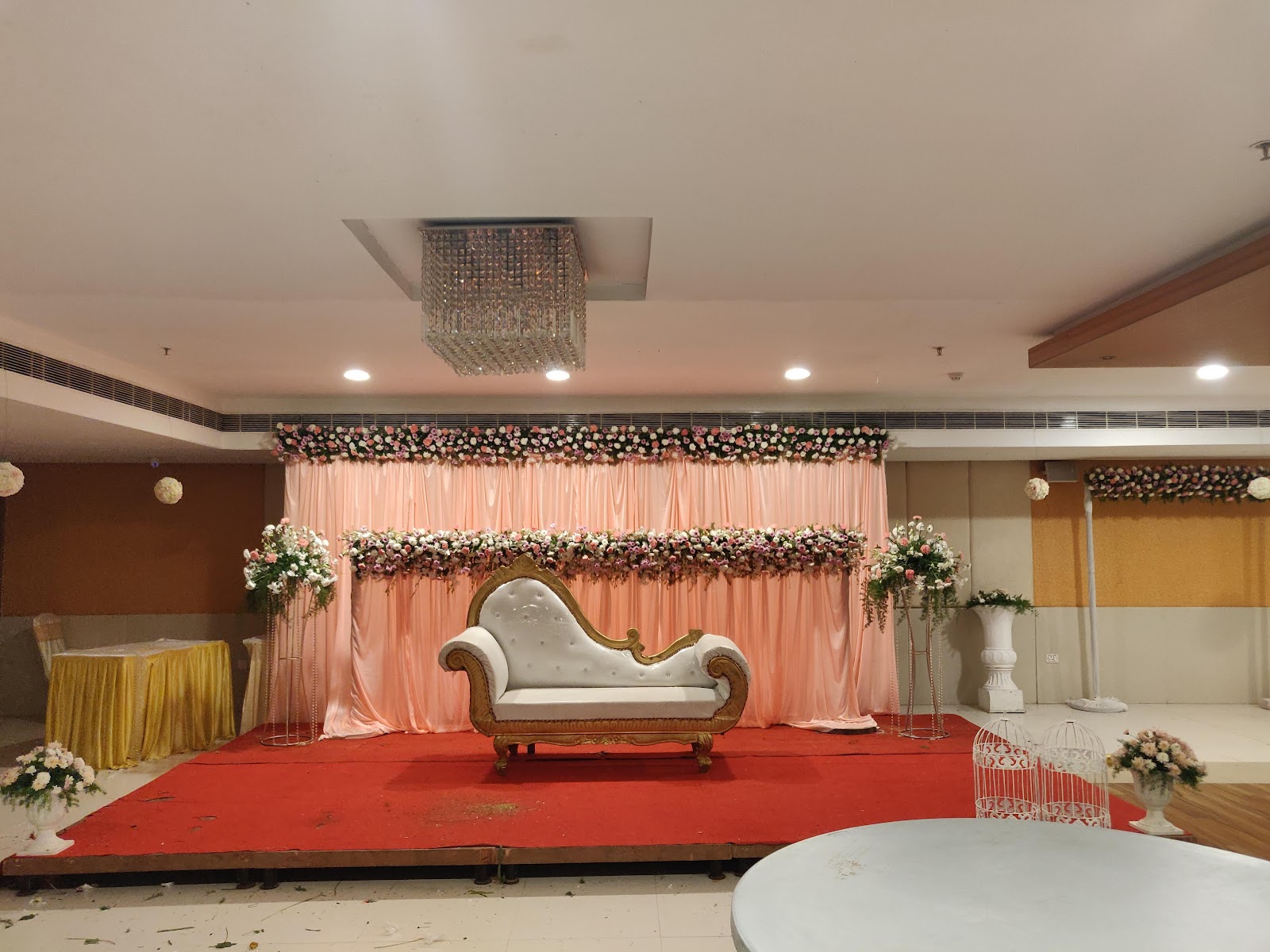 Moksh Banquets · Jubilee Hills — Banquet Hall in Hyderabad (on-site parking, in-house decoration, outside catering allowed, bar service available)