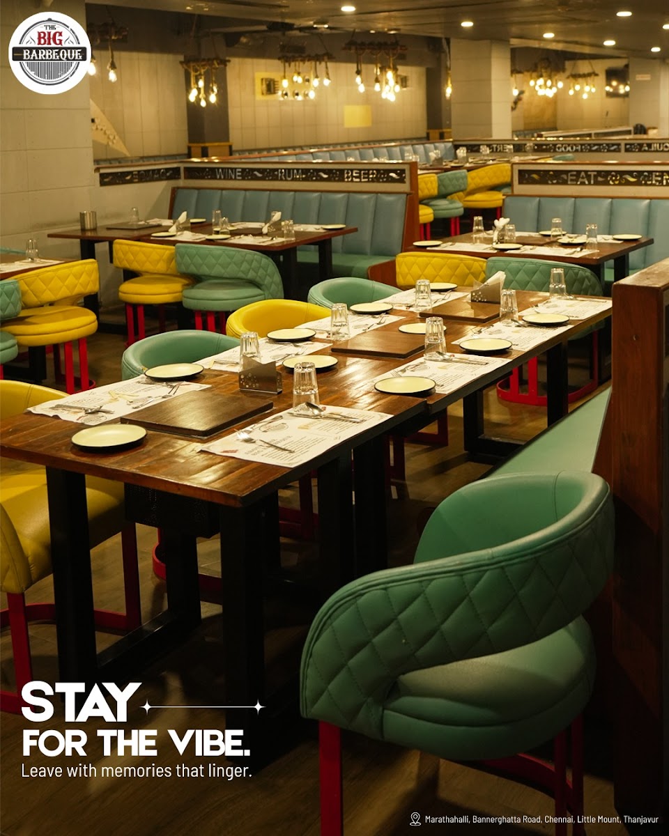 The Big Barbeque — Banquet Hall in Bangalore (on-site parking, in-house decoration, DJ permitted, bar service available)