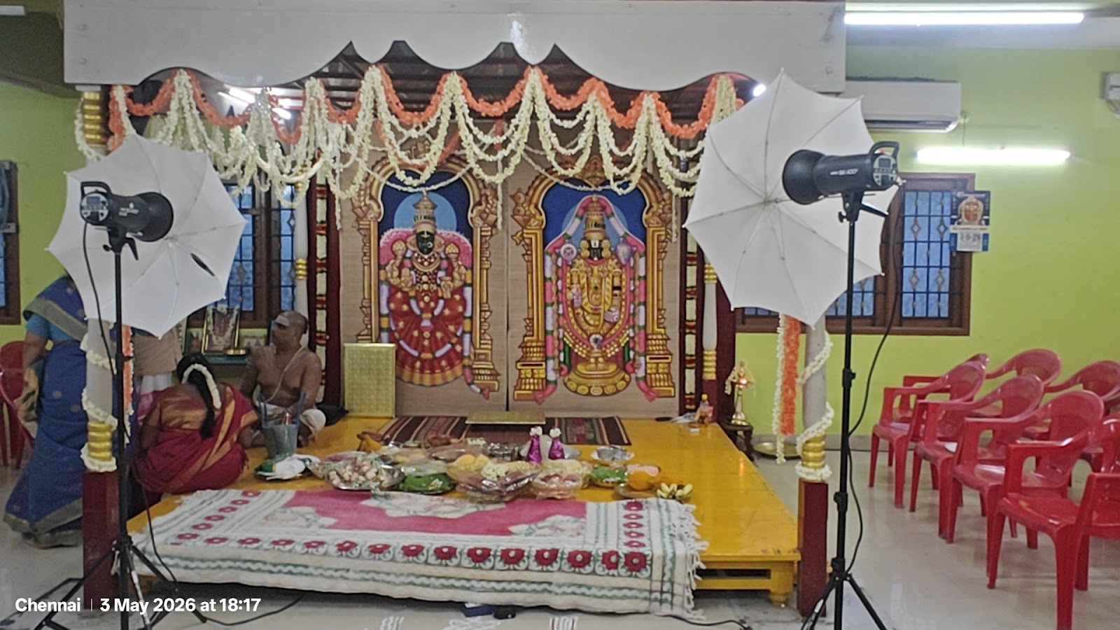 Vazhga Valamudan Mini Hall — Banquet Hall in Chennai (on-site parking, in-house decoration, bar service available, 90–150 guest capacity)