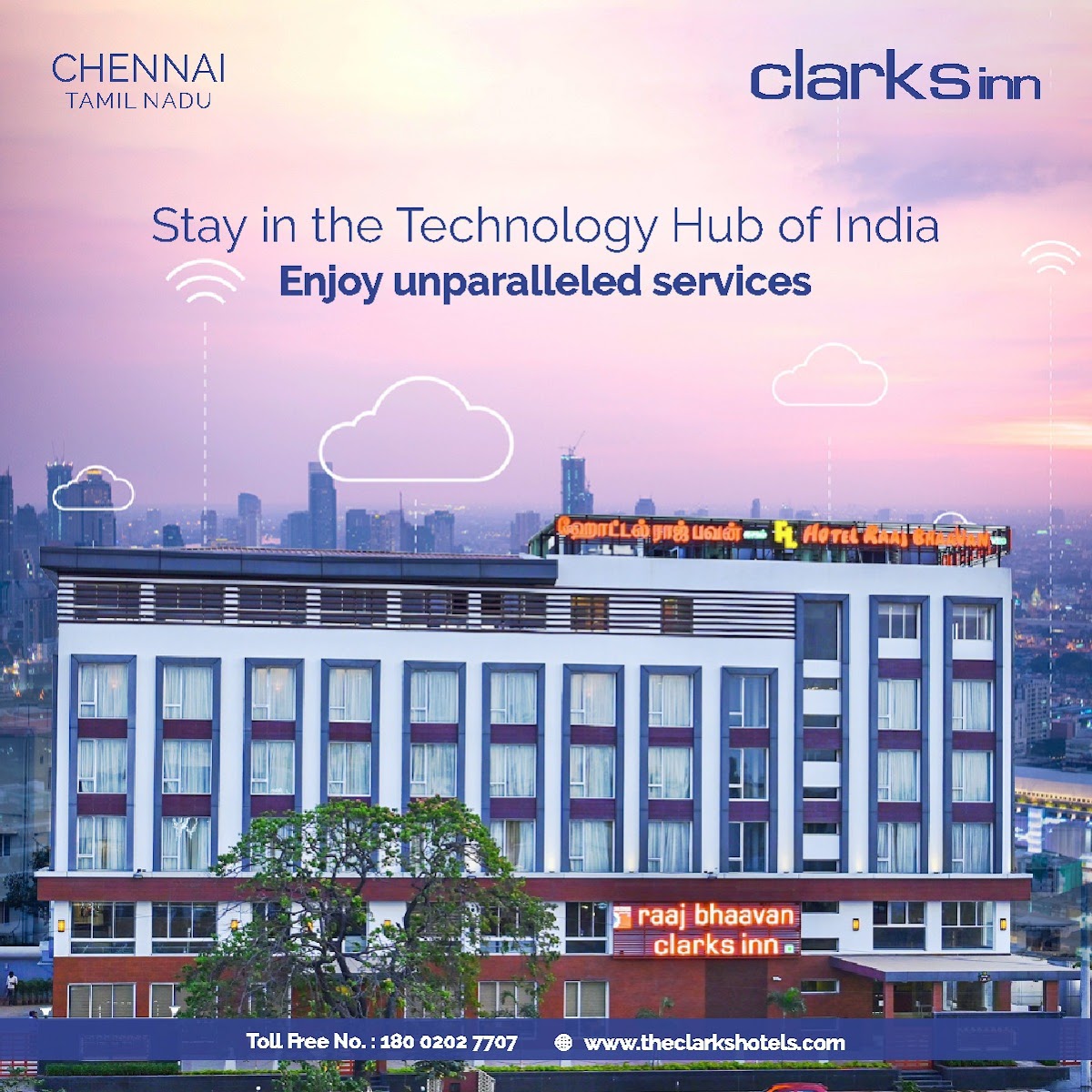 Raaj Bhaavan Clarks Inn — Banquet Hall in Thoraipakkam, Chennai (on-site parking, in-house decoration, outside catering allowed, bar service available) — photo 4