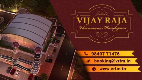 Vijay Raja Thirumana Mandapam — Banquet Hall in Chennai (on-site parking, in-house decoration, DJ permitted, bar service available)