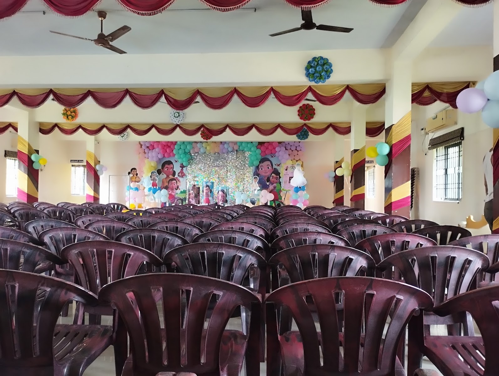 Sri Jayadakshin Mahal — Banquet Hall in Ambattur, Chennai (on-site parking, in-house decoration, bar service available, 400–600 guest capacity)