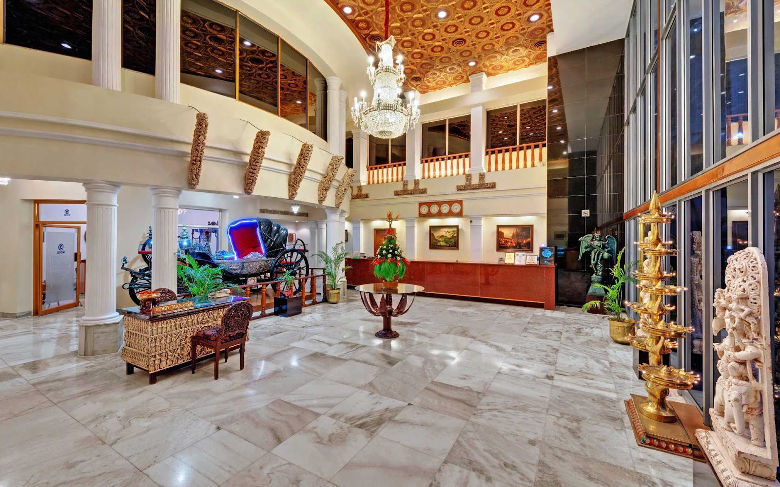 Ambassador Pallava Hotel — Banquet Hall in Egmore, Chennai (on-site parking, in-house decoration, bar service available, 600–1000 guest capacity)