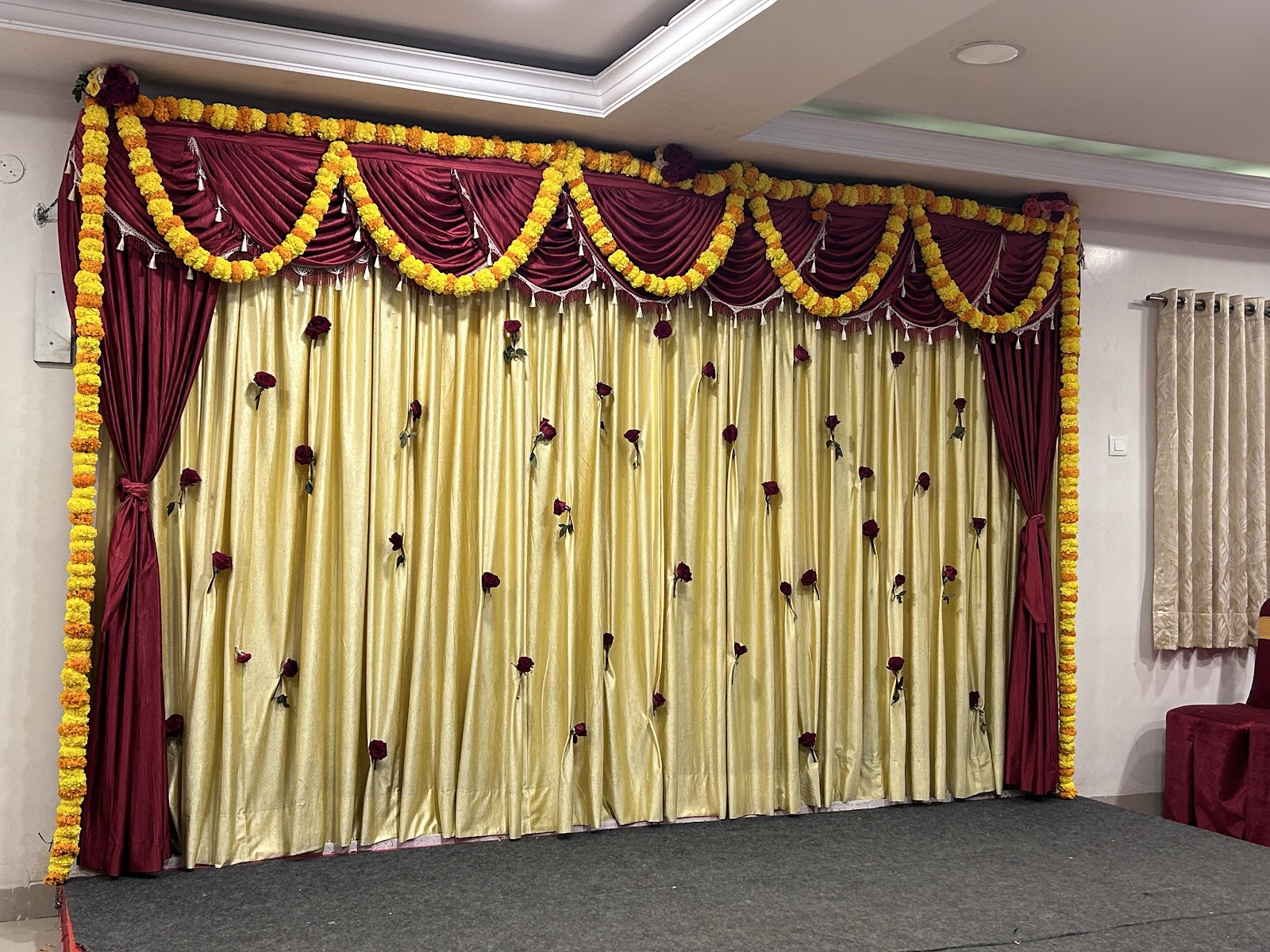The Orchid Party Hall — Banquet Hall in Mogappair, Chennai (on-site parking, in-house decoration, bar service available, 120–200 guest capacity) — photo 3