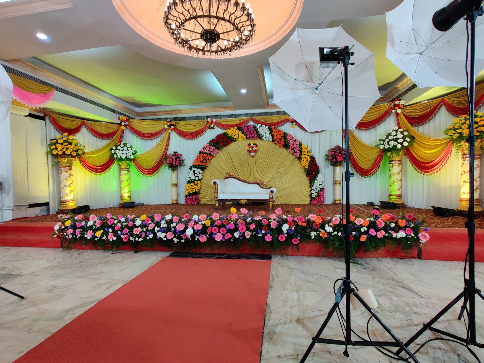 B. Nagi Reddy Wedding Hall — Banquet Hall in Chennai (on-site parking, in-house decoration, DJ permitted, bar service available)