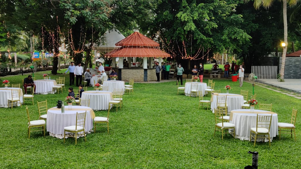 The Royal Palms — Banquet Hall in Chennai (on-site parking, in-house decoration, DJ permitted, bar service available)