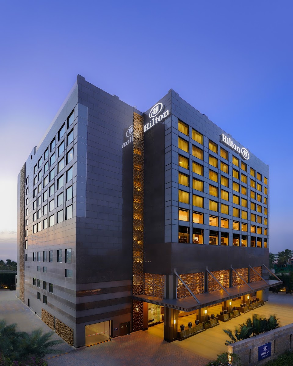 Hilton — Banquet Hall in Chennai (on-site parking, in-house decoration, outside catering allowed, DJ permitted)
