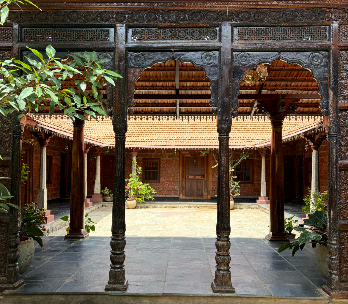 The Tharavadu Mane — Banquet Hall in Hesaraghatta, Bangalore (on-site parking, in-house decoration, DJ permitted, bar service available)