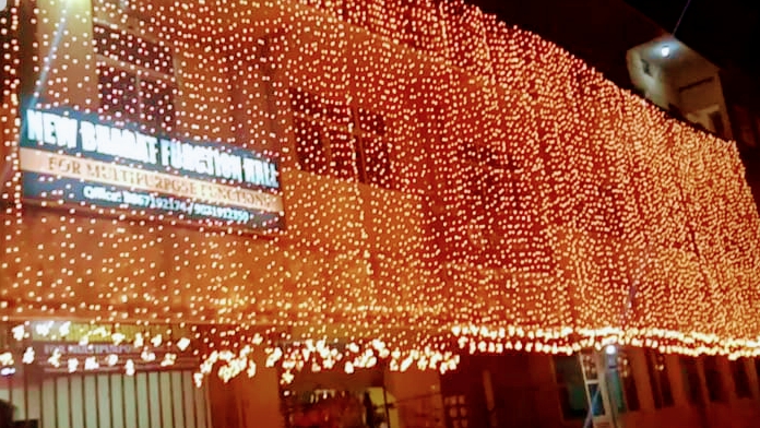 New Bharat Function Hall — Banquet Hall in Bangalore (on-site parking, in-house decoration, DJ permitted, bar service available)