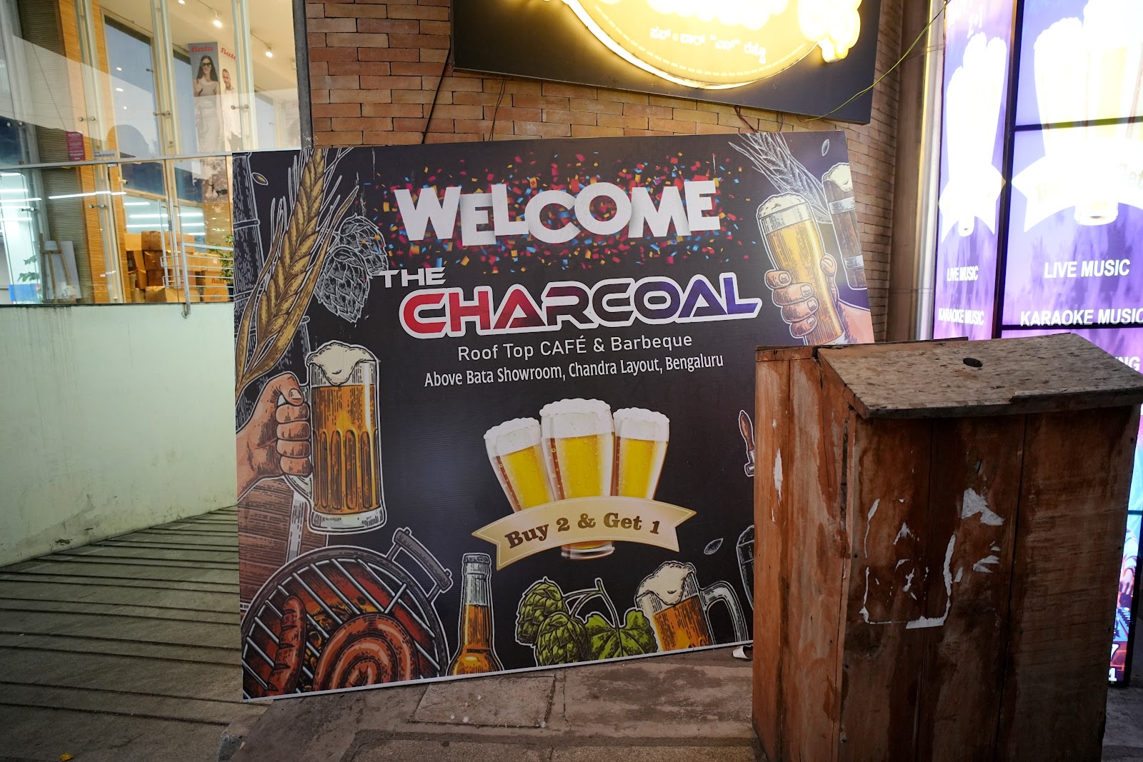 The Charcoal beer Cafe & Barbeque — Restaurant in Bangalore (on-site parking, in-house decoration, DJ permitted, bar service available)