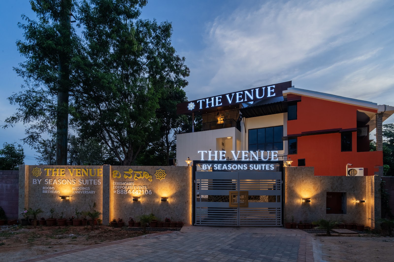 The Venue by Seasons Suites — Banquet Hall in Bangalore (on-site parking, in-house decoration, bar service available, 3.9★ rated)