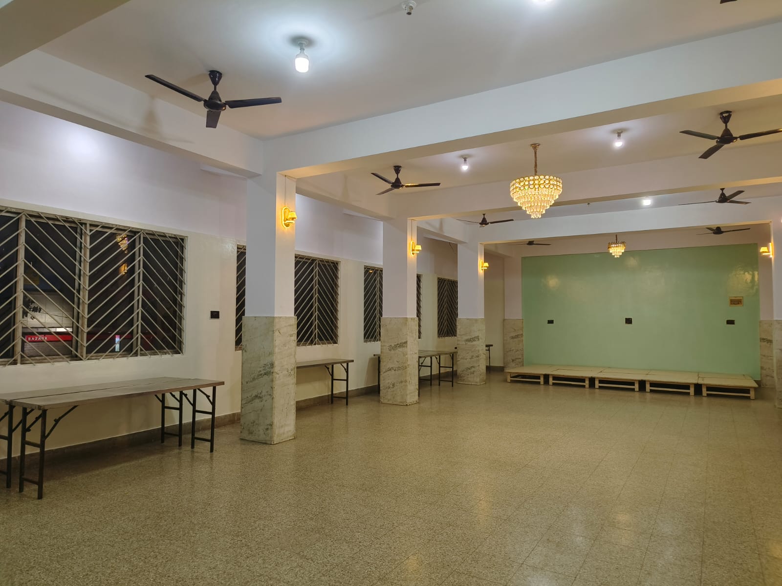 Swathishree Party Hall — Banquet Hall in Bangalore (on-site parking, in-house decoration, bar service available, 100–150 guest capacity)