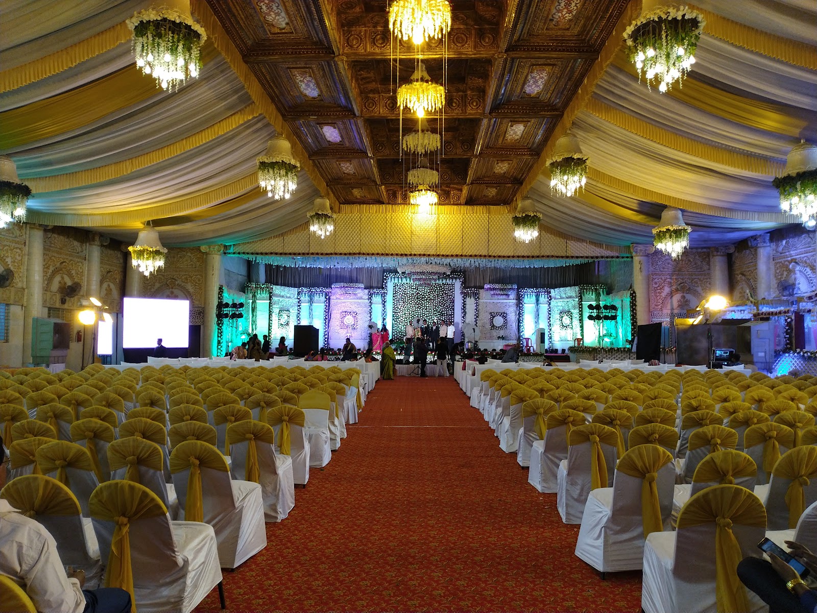 Sri Sai Palace — Banquet Hall in Bangalore (on-site parking, in-house decoration, DJ permitted, bar service available)