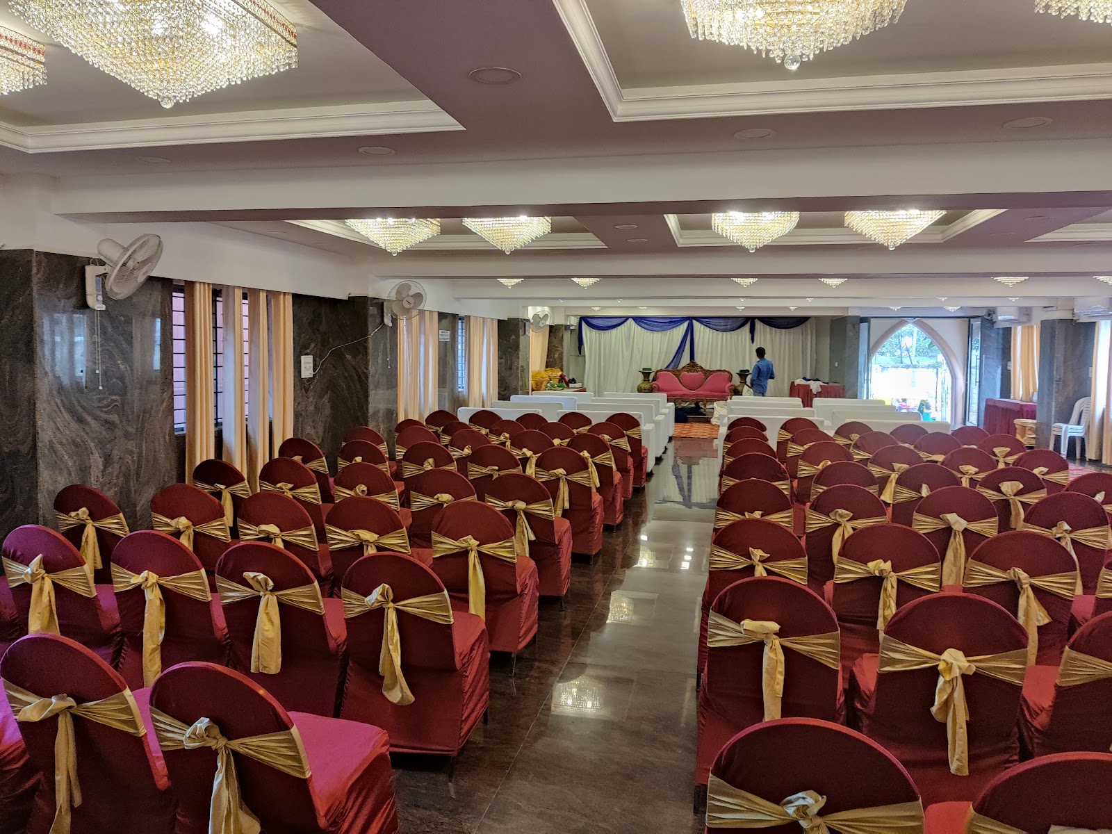 The Crown Pavilions — Banquet Hall in RT Nagar, Bangalore (on-site parking, in-house decoration, bar service available, 200–300 guest capacity)