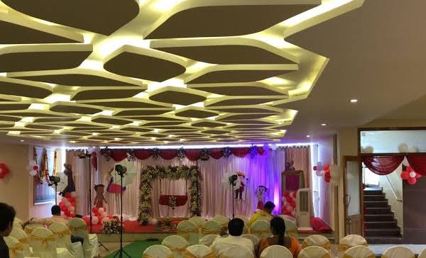 SLV Party Hall · Laggere — Banquet Hall in Bangalore (on-site parking, in-house decoration, outside catering allowed, bar service available)