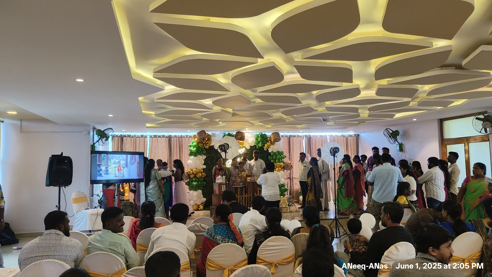 SLV Party Hall · Laggere — Banquet Hall in Laggere, Bangalore (on-site parking, in-house decoration, outside catering allowed, bar service available) — photo 2