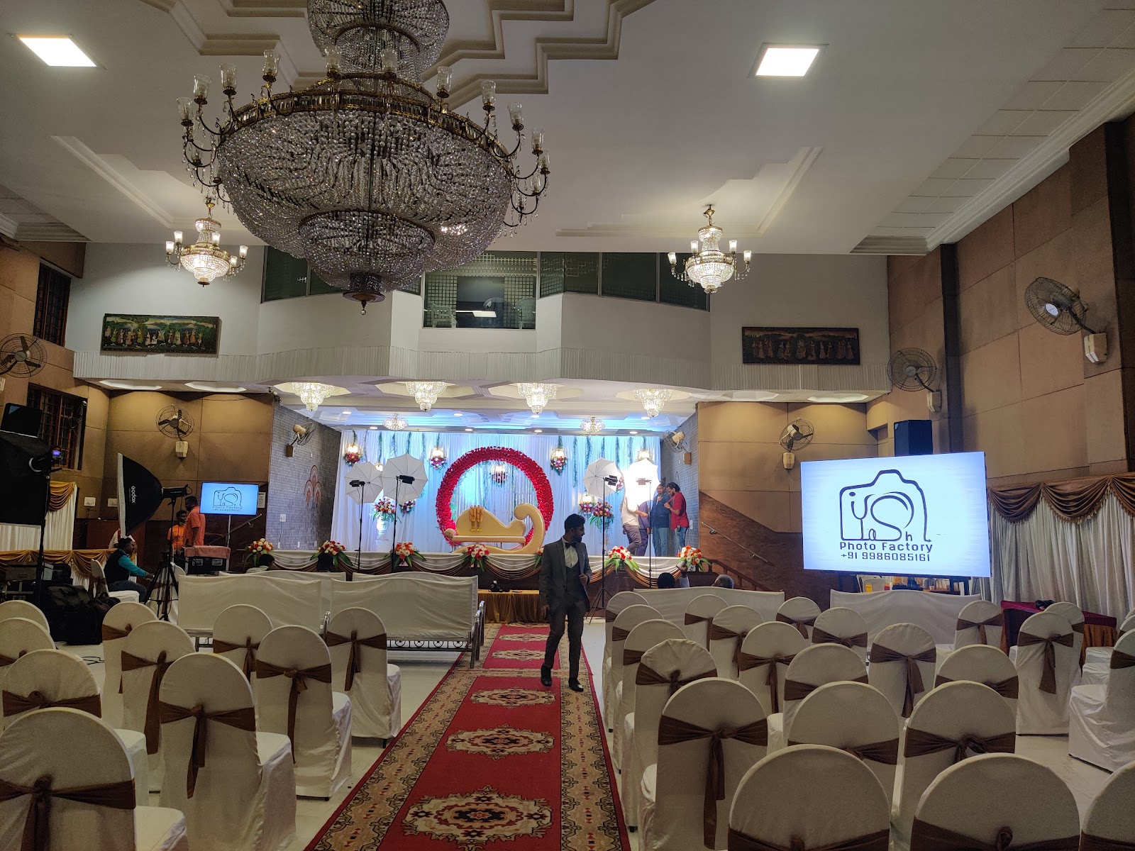 Jalaram Bhavan — Banquet Hall in Bangalore (on-site parking, in-house decoration, DJ permitted, bar service available)